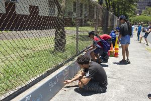 Students and MAP team members at Honolulu Central Middle School